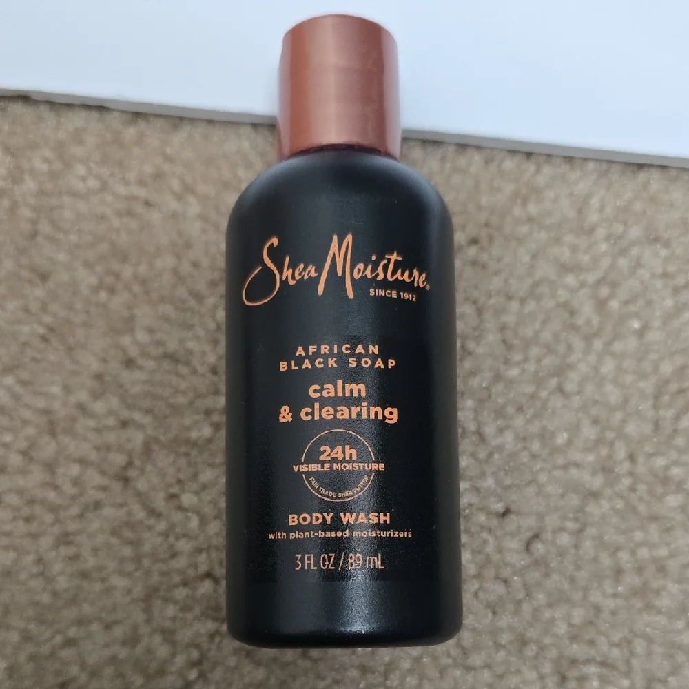 Shea Moisture African Black Soap Body Wash - Calm and Clearing